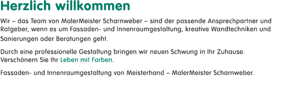 Herzlich willkommen